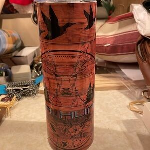 Tumbler, 20oz Stainless Steel ,  Spill-Proof Lid & Reusable Straw, New